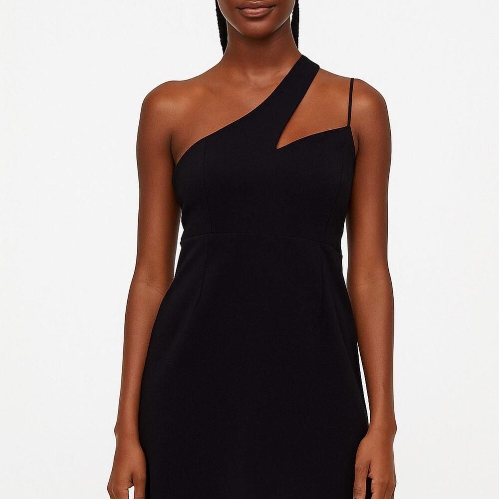 Olia Women's One Shoulder Black Mini Dress Size XL